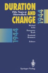 book Duration and Change: Fifty Years at Oberwolfach