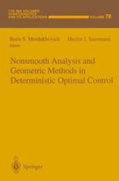 book Nonsmooth Analysis and Geometric Methods in Deterministic Optimal Control