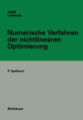 book Numerische Verfahren der nichtlinearen Optimierung