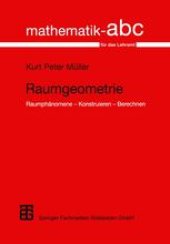 book Raumgeometrie: Raumphänomene — Konstruieren — Berechnen