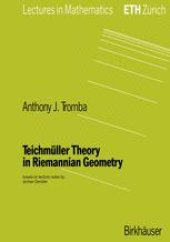 book Teichmüller Theory in Riemannian Geometry