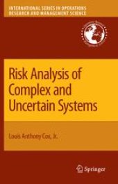 book Risk Analysis of Complex and Uncertain Systems