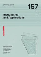 book Inequalities and Applications: Conference on Inequalities and Applications, Noszvaj (Hungary), September 2007