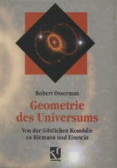 book Geometrie des Universums: Von der Göttlichen Komödie zu Riemann und Einstein