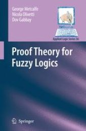 book Proof Theory for Fuzzy Logics