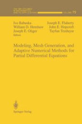 book Modeling, Mesh Generation, and Adaptive Numerical Methods for Partial Differential Equations