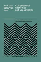 book Computational Economics and Econometrics