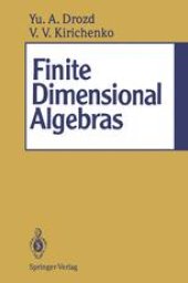 book Finite Dimensional Algebras