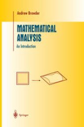 book Mathematical Analysis: An Introduction