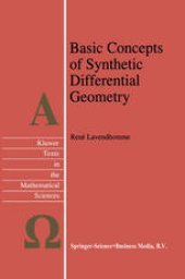 book Basic Concepts of Synthetic Differential Geometry