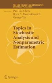 book Topics in Stochastic Analysis and Nonparametric Estimation