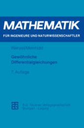 book Gewöhnliche Differentialgleichungen