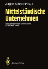 book Mittelständische Unternehmen: Herausforderungen und Chancen für die 90er Jahre