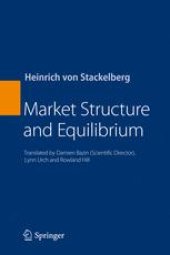 book Market Structure and Equilibrium