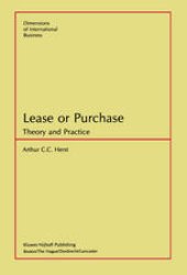 book Lease or Purchase: Theory and Practice