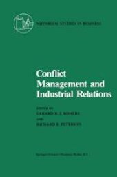 book Conflict Management and Industrial Relations