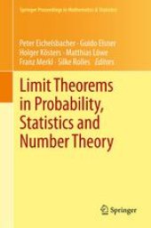 book Limit Theorems in Probability, Statistics and Number Theory: In Honor of Friedrich Götze