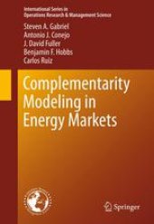 book Complementarity Modeling in Energy Markets