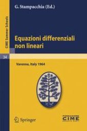 book Equazioni differenziali non lineari