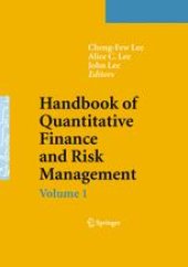 book Handbook of Quantitative Finance and Risk Management