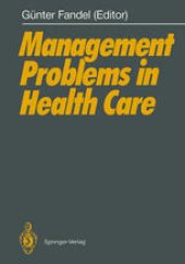 book Management Problems in Health Care