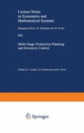 book Multi-Stage Production Planning and Inventory Control