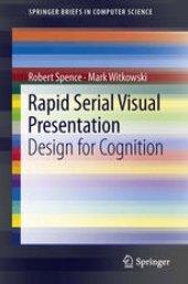 book Rapid Serial Visual Presentation: Design for Cognition