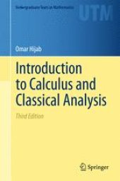 book Introduction to Calculus and Classical Analysis