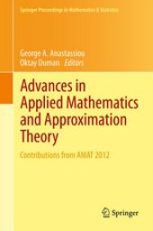 book Advances in Applied Mathematics and Approximation Theory: Contributions from AMAT 2012