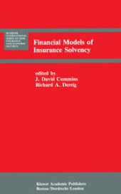 book Financial Models of Insurance Solvency