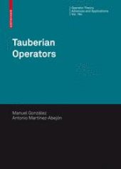 book Tauberian Operators