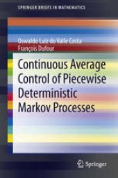 book Continuous Average Control of Piecewise Deterministic Markov Processes