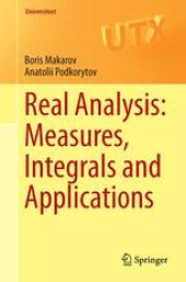 book Real Analysis: Measures, Integrals and Applications