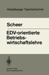 book EDV-orientierte Betriebswirtschaftslehre