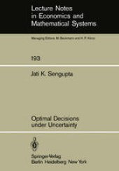 book Optimal Decisions under Uncertainty