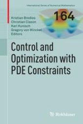 book Control and Optimization with PDE Constraints