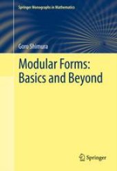 book Modular Forms: Basics and Beyond