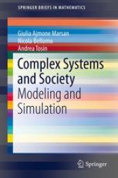 book Complex Systems and Society: Modeling and Simulation