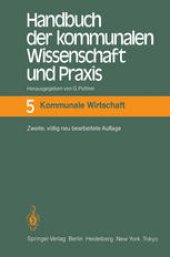 book Handbuch der kommunalen Wissenschaft und Praxis: Band 5 Kommunale Wirtschaft