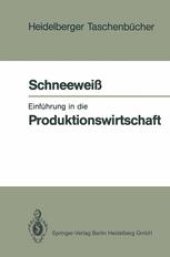 book Einführung in die Produktionswirtschaft