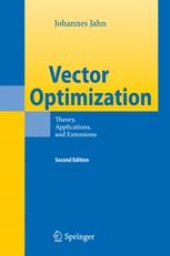 book Vector Optimization: Theory, Applications, and Extensions