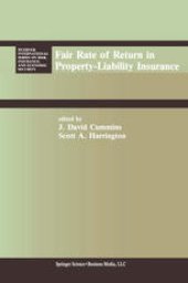 book Fair Rate of Return in Property-Liability Insurance