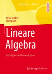 book Lineare Algebra: Grundlagen und Anwendungen