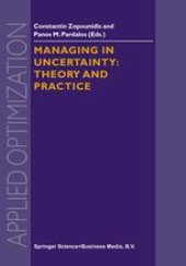 book Managing in Uncertainty: Theory and Practice