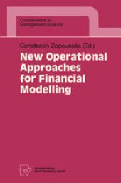 book New Operational Approaches for Financial Modelling