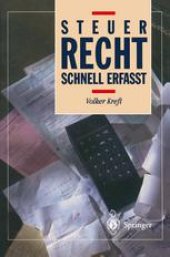 book Steuerrecht: Schnell erfaßt