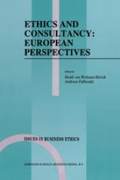 book Ethics and Consultancy: European Perspectives