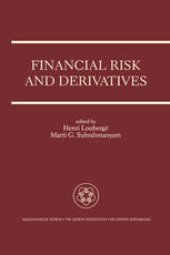 book Financial Risk and Derivatives: A Special Issue of the Geneva Papers on Risk and Insurance Theory