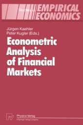 book Econometric Analysis of Financial Markets