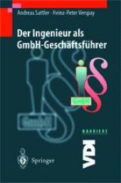 book Der Ingenieur als GmbH-Geschäftsführer